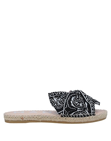 MANEBÍ Espadrillas Nero Fibre tessili