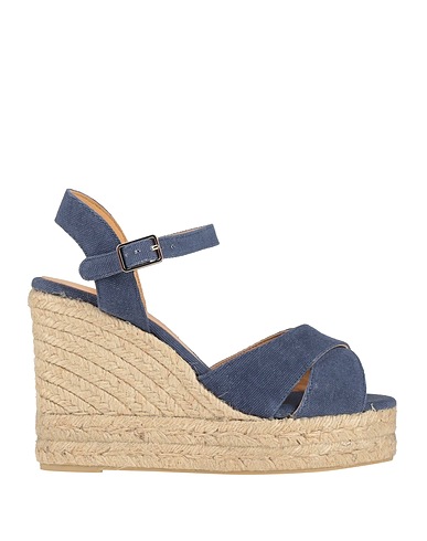 CASTAÑER Espadrilles Navy blue Textile fibres