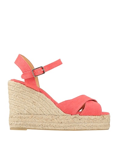 CASTAÑER Espadrilles Koralle Gewebefasern