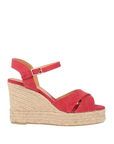 CASTAÑER Espadrilles Red Textile fibers
