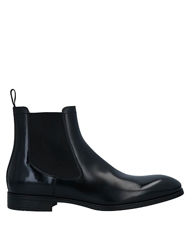 SANTONI Ankle boot Black Soft Leather