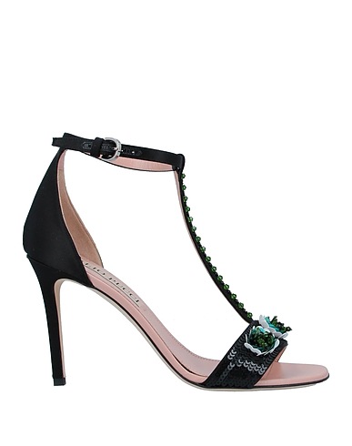PUCCI Sandals Black Textile fibers