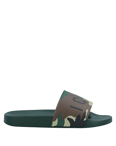 DSQUARED2 Sandals Dark green Rubber