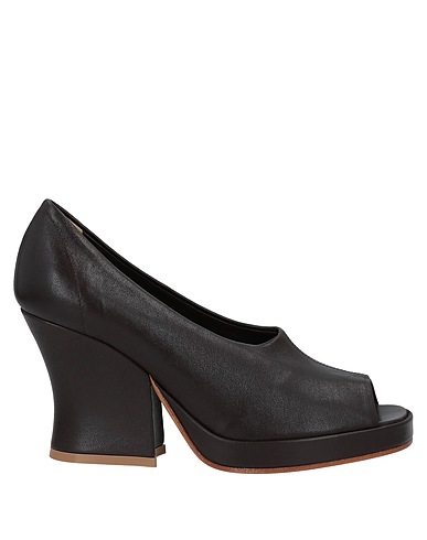 BOTTEGA VENETA Pump Dark brown Lambskin