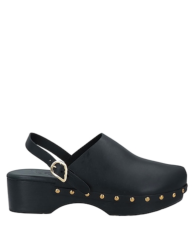 ANCIENT GREEK SANDALS Mules and clogs Black Leather