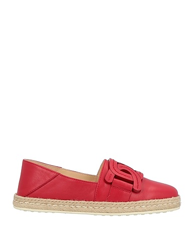TOD'S Espadrillas Rosso Pelle