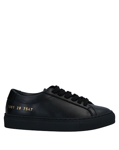 COMMON PROJECTS Sneakers Black Soft Leather