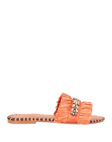 DE SIENA Sandales Cuir Raphia naturel, Fibres textiles