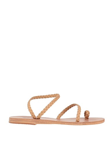 ANCIENT GREEK SANDALS Flip flops Beige Soft Leather