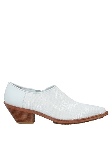 JUNYA WATANABE COMME des GARÇONS Mocassino Bianco Pelle, Altre Fibre