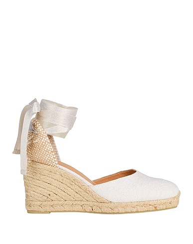 CASTAÑER Espadrilles White Textile fibers