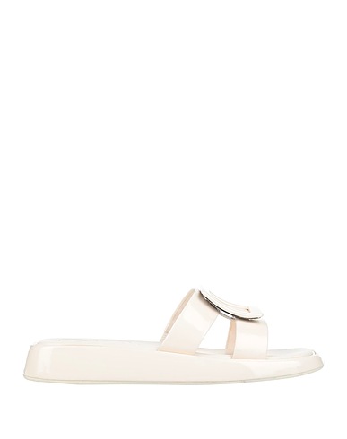ROGER VIVIER サンダル アイボリー 革