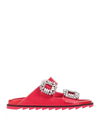 ROGER VIVIER Sandali Rosso Pelle