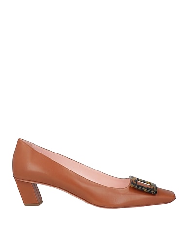 ROGER VIVIER Pumps Braun Leder