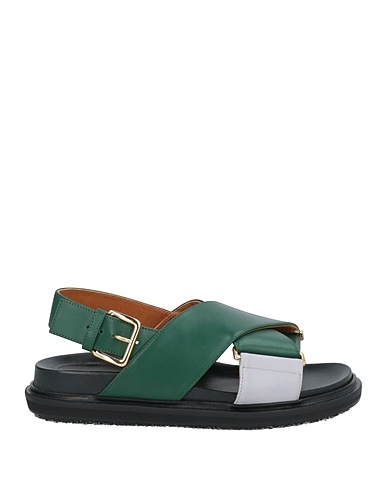 MARNI サンダル エメラルド 革