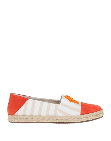 GEOX Espadrillas Arancione Pelle di capra, Altre Fibre