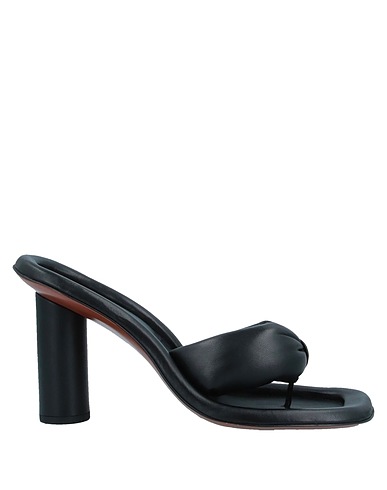 AMBUSH Flip flops Black Soft Leather