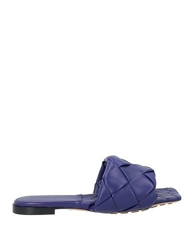 BOTTEGA VENETA Sandales Violet foncé Cuir