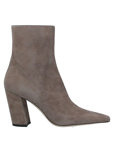 JIMMY CHOO ショートブーツ カーキ 革