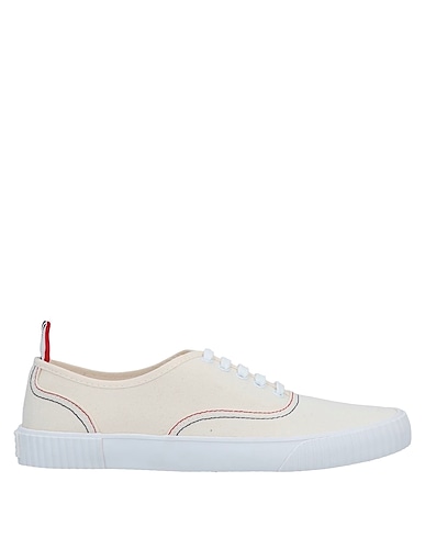 THOM BROWNE Sneakers Ivory Textile fibers