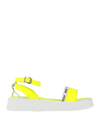 MSGM Sandals KIDS Lime green Leather
