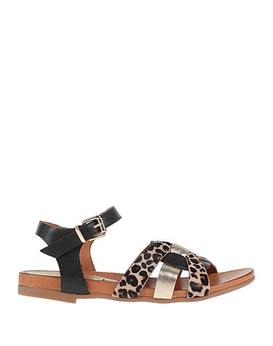 CAFèNOIR Sandalen Schwarz Leder