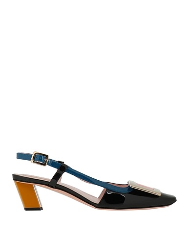 ROGER VIVIER Court Bright blue Leather
