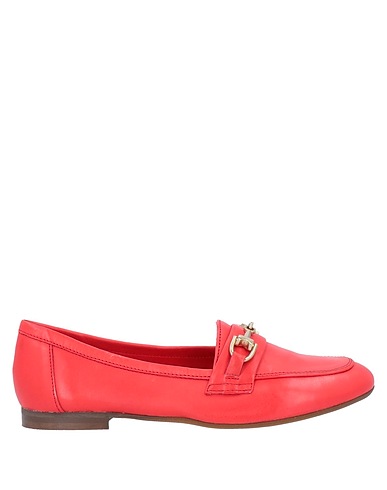 CAFèNOIR Loafers Red Soft Leather