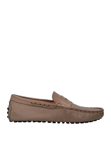 TOD'S Loafers Khaki Soft Leather