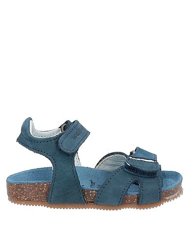 WALKEY Sandals Slate blue Soft Leather