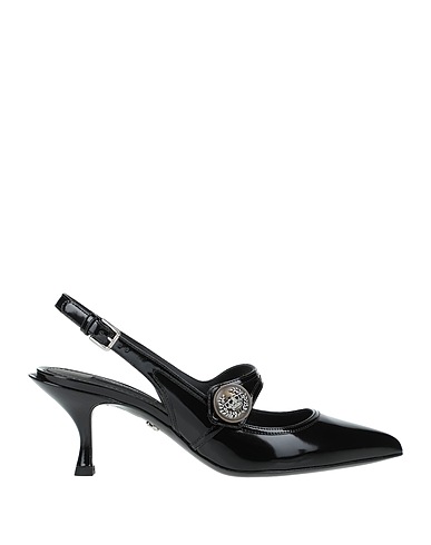 DOLCE&GABBANA Court Black 100% Calfskin
