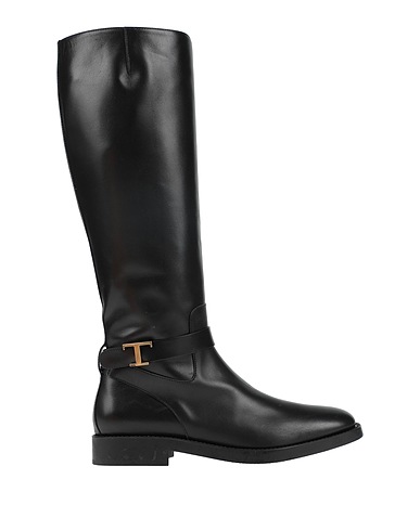 TOD'S Boots Black Soft Leather