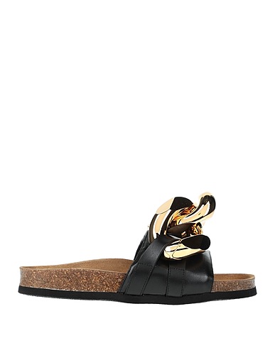 JW ANDERSON Sandals Black Calfskin