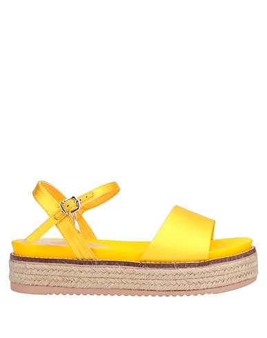 TUA BY BRACCIALINI Espadrilles Yellow Textile fibers