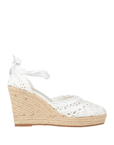 TUA BY BRACCIALINI Espadrilles White Synthetisches Material