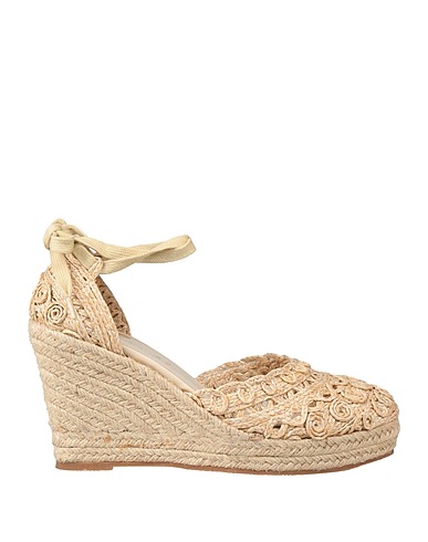 TUA BY BRACCIALINI Espadrilles Beige Synthetisches Material