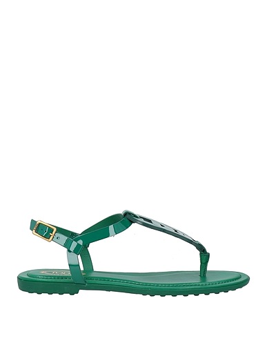 TOD'S Infradito Verde scuro Pelle