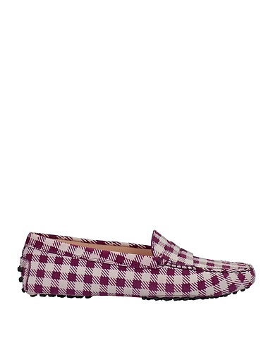 TOD'S Loafers Purple Leather