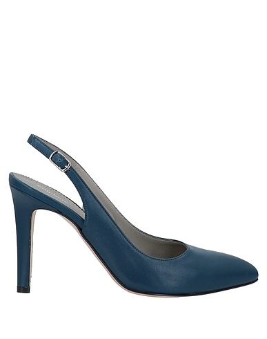 CALPIERRE Décolleté Blu Pelle