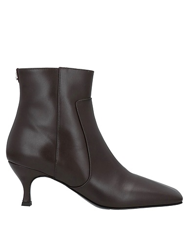 PATRIZIA PEPE Ankle boot Dark brown Leather