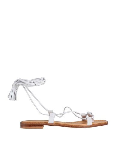 DONDUP Infradito Grigio chiaro Pelle