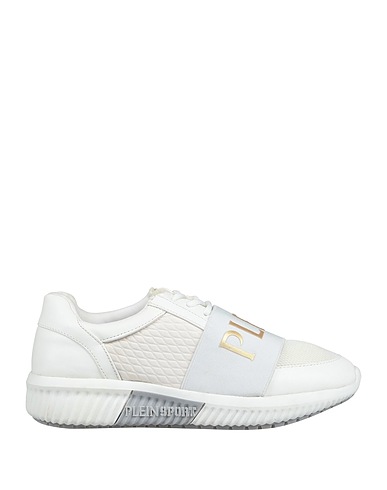 PLEIN SPORT Sneakers Bianco Fibre tessili, Altre Fibre