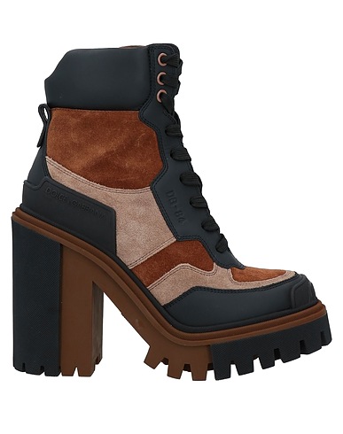 DOLCE&GABBANA Ankle boot Brown 100% Calfskin