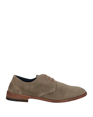 CALPIERRE Laced shoes Grey Leather