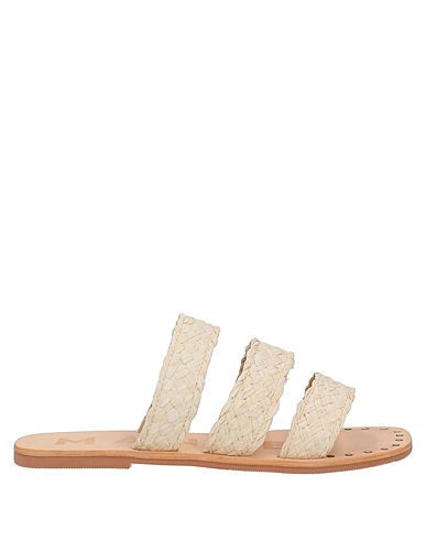 MANEBÍ Sandals Ivory Natural raffia