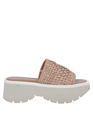 PATRIZIA BONFANTI Sandals Beige Soft Leather