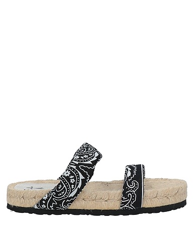 MANEBÍ Espadrilles Black Textile fibers