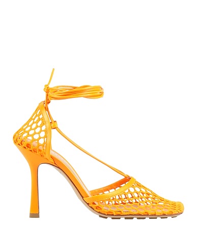 BOTTEGA VENETA Court Orange Soft Leather, Textile fibres