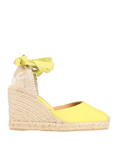 CASTAÑER Espadrilles Lime green Textile fibers