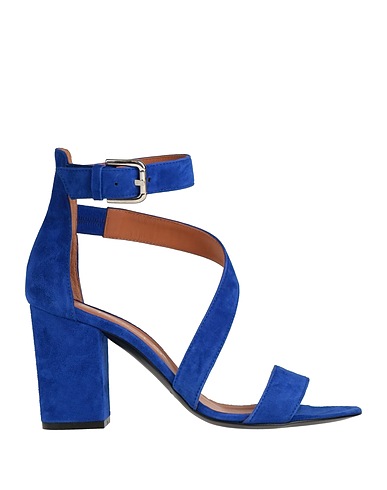 VIA ROMA 15 Sandals Bright blue Leather
